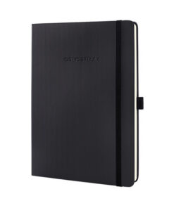 Sigel SI-CO118 Notitieboek Conceptum Pure Hardcover Tablet Formaat Zwart Gelinieerd