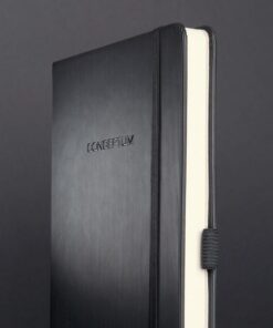 Sigel SI-CO121 Notitieboek Conceptum Pure Hardcover A5 Zwart Geruit