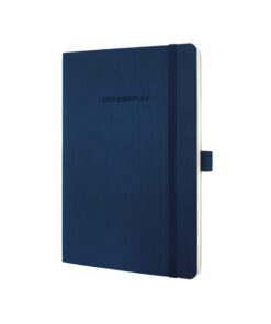 Sigel SI-CO326 Notitieboek Conceptum Pure Softcover A5 Blauw Geruit