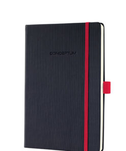 Sigel SI-CO662 Notitieboek Conceptum RED Edition Hardcover A5 Zwart Geruit