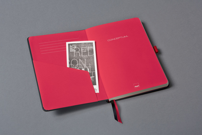 Sigel SI-CO663 Notitieboek Conceptum RED Edition Hardcover A5 Zwart Lijn - Image 3