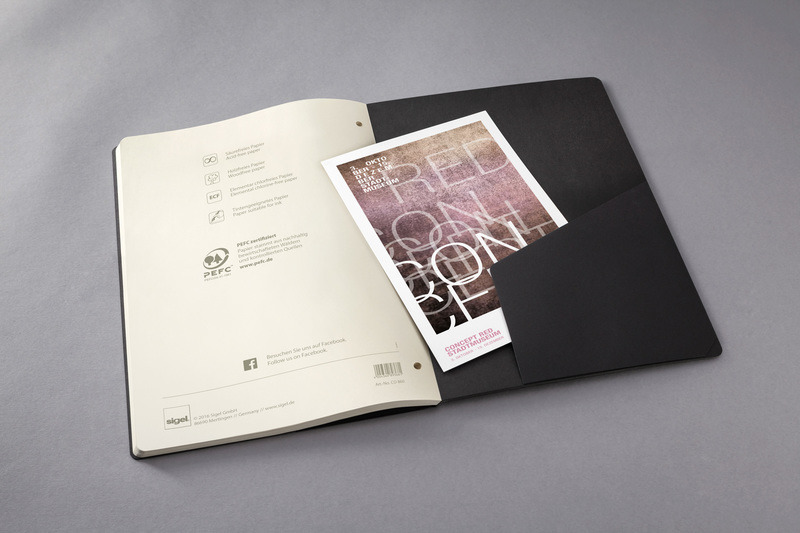 Sigel SI-CO801 Schrijfblok CONCEPTUM Softcover A4 Zwart Gelinieerd - Image 5