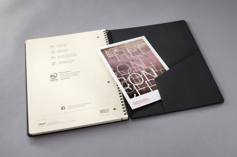 Sigel SI-CO821 Notitieblok CONCEPTUM Hardcover A4 Zwart Gelinieerd - Image 4