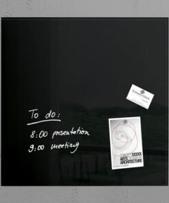 Sigel SI-GL110 Glasmagneetbord Artverum 480x480x15mm Zwart