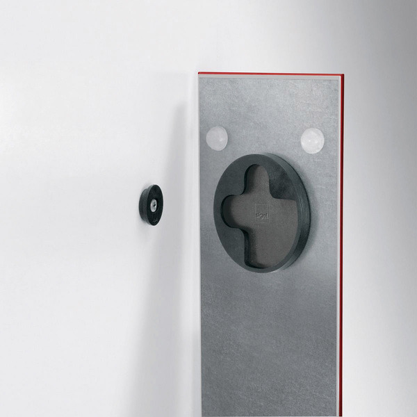 Sigel SI-GL114 Glasmagneetbord Artverum 480x480x15mm Rood - Image 3