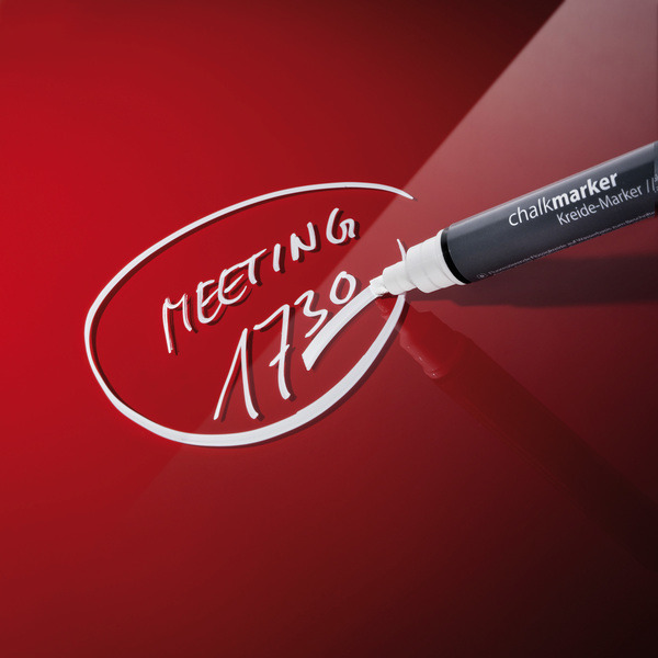 Sigel SI-GL114 Glasmagneetbord Artverum 480x480x15mm Rood - Image 4