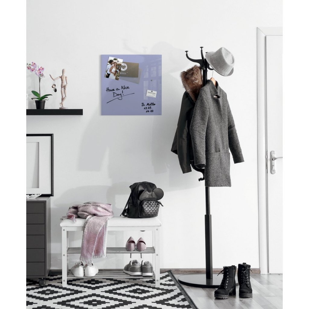 Sigel SI-GL119 Glasmagneetbord Artverum 48x48 cm Lavendel - Image 2