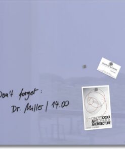 Sigel SI-GL119 Glasmagneetbord Artverum 48x48 cm Lavendel