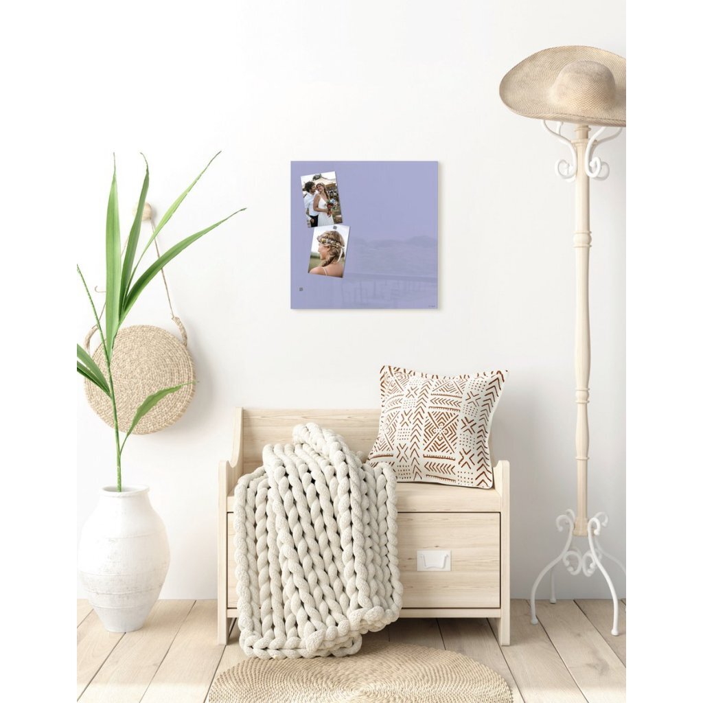 Sigel SI-GL119 Glasmagneetbord Artverum 48x48 cm Lavendel - Image 4