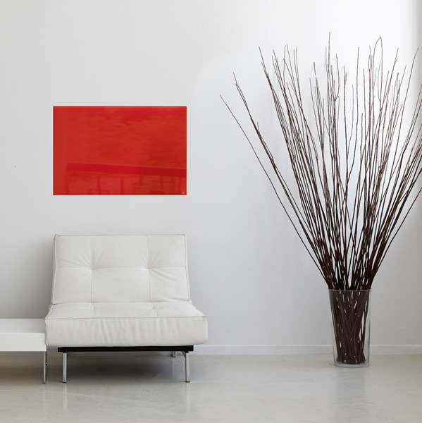 Sigel SI-GL122 Glasmagneetbord Artverum 600x400x15mm Rood - Image 2
