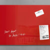 Sigel SI-GL122 Glasmagneetbord Artverum 600x400x15mm Rood