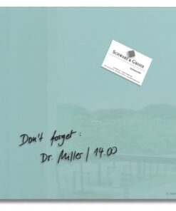 Sigel SI-GL133 Glasmagneetbord Artverum 30x30 cm Aquamarijn