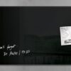 Sigel SI-GL145 Glasmagneetbord Artverum 910x460x15mm Zwart