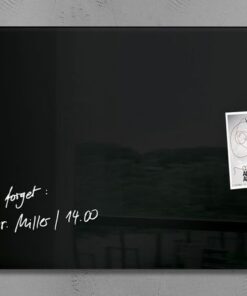 Sigel SI-GL145 Glasmagneetbord Artverum 910x460x15mm Zwart