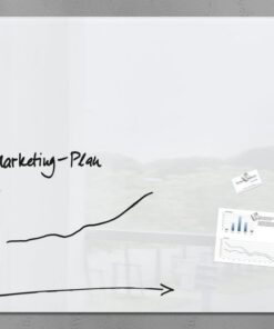 Sigel SI-GL211 Glasmagneetbord XL Artverum 1200x900x18mm Wit