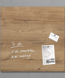 Sigel SI-GL254 Glasmagneetbord Artverum 480x480x15mm Natural Wood