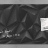 Sigel SI-GL261 Glasmagneetbord Artverum 910x460x15mm Black Diamond