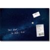 Sigel SI-GL283 Glasmagneetbord Artverum Galaxy 60x40 cm Donkerblauw