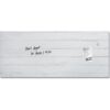 Sigel SI-GL381 Glasmagneetbord Artverum White Wood 130x55 cm Wit