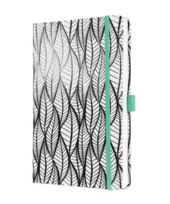Sigel SI-JN323 Notitieboek Jolie Beauty A5 Hardcover Gelinieerd 'Whitened Leaves'