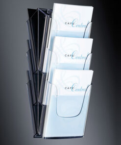 Sigel SI-LH135 Folderhouder Wandmodel 3xA4 Transparant Acryl