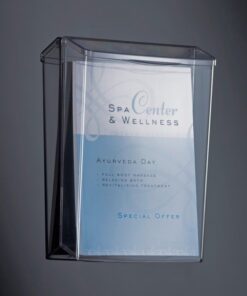 Sigel SI-LH325 Buitenfolderhouder Wandmodel A4 Transparant Acryl Voor