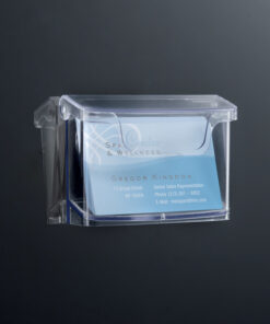 Sigel SI-LH326 Buitenvisitekaarthouder Wandmodel 105x76x45mm Transparant Acryl