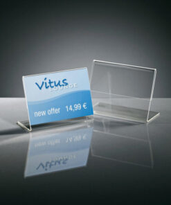 Alternative view of Sigel SI-PA107 Info/prijsstandaard Acryl Transparant Doos A 10 Stuks