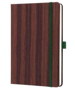 Sigel SI-SY557 Notitieboek Conceptum Houtmotief A5 Lijn 194 Pagina's Bruin