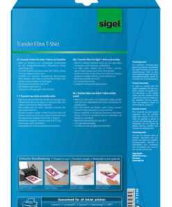 Alternative view of Sigel SI-T1156 Inkjetfolie A4 Transfer Blanco 6 Stuks Voor Lichte Kleding/textiel +6 Gratis