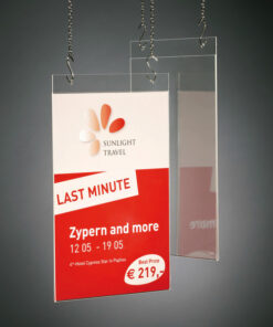 Sigel SI-TA240 Postertas Wandmodel A4 Transparant Acryl