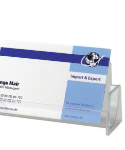 Sigel SI-VA120 Visitekaartjeshouder 94x56x19mm Glashelder