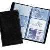 Sigel SI-VZ171 Visitekaartmap Kunstleer Zwart Voor 120 Kaarten