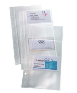 Sigel SI-VZ350 Visitekaarthoes Voor 80 Visitekaarten Tot 90x58mm