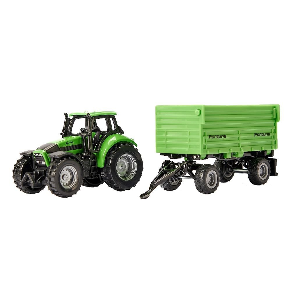 Siku 1606 Deutz met Fortune 2-Assige Aanhanger - Image 2