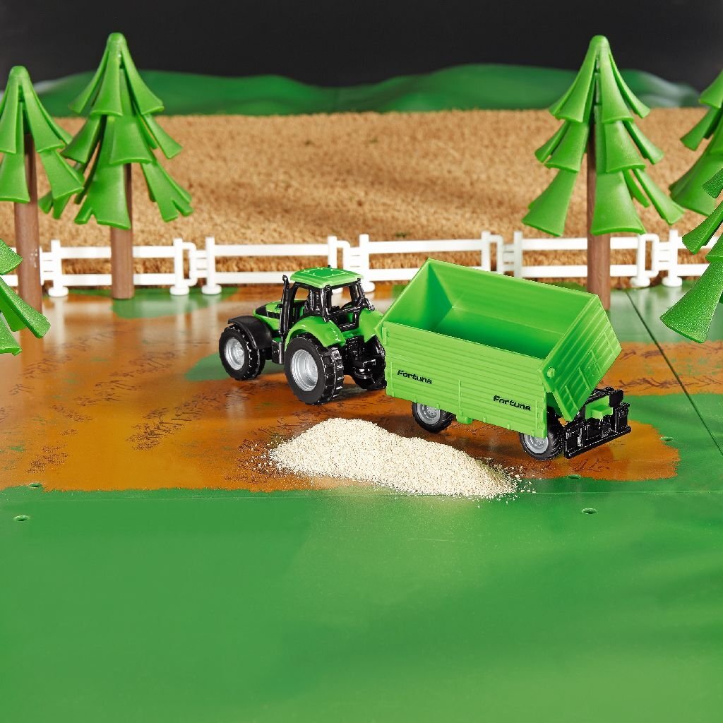 Siku 1606 Deutz met Fortune 2-Assige Aanhanger - Image 3