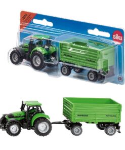 Siku 1606 Deutz met Fortune 2-Assige Aanhanger