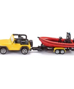 Siku 1658 Jeep met Boot