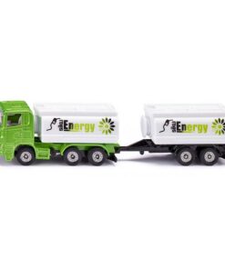 Siku 1690 Vrachtwagen met Tankcarrosserie en Aanhangwagen Groen