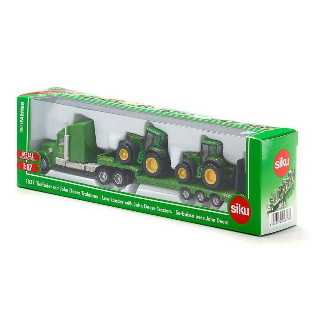 Siku 1837 Dieplader met John Deere Trailer - Image 3