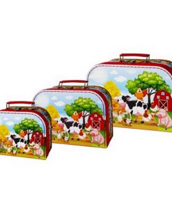 Simply for Kids 3-delige Kofferset Boerderij