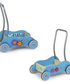 Simply for Kids Houten Duwwagen Blauw