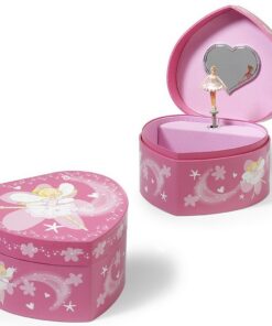 Simply for Kids Houten Juwelendoosje Hart met Elfje