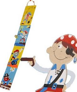 Simply for Kids Houten Piraten Groeimeter