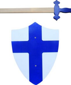 Simply for Kids Houten Zwaard en Schild Blauw