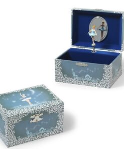 Simply for Kids Juwelen-Muziekdoosje Ballerina Blauwe Jurk Blauw/Wit