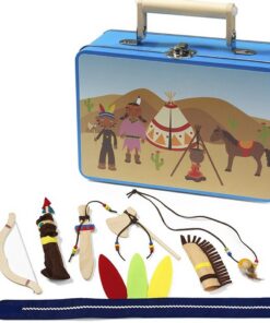 Simply for Kids Tinnen Indianen Koffertje