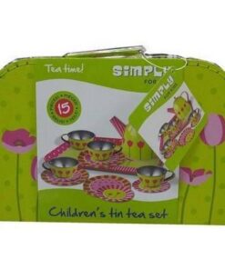 Alternative view of Simply for Kids Tinnen Tulpen Theeservies in Koffer