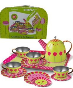 Simply for Kids Tinnen Tulpen Theeservies in Koffer