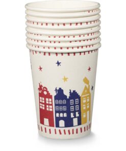 Sinterklaas Wegwerpbekers Papier 8 Stuks